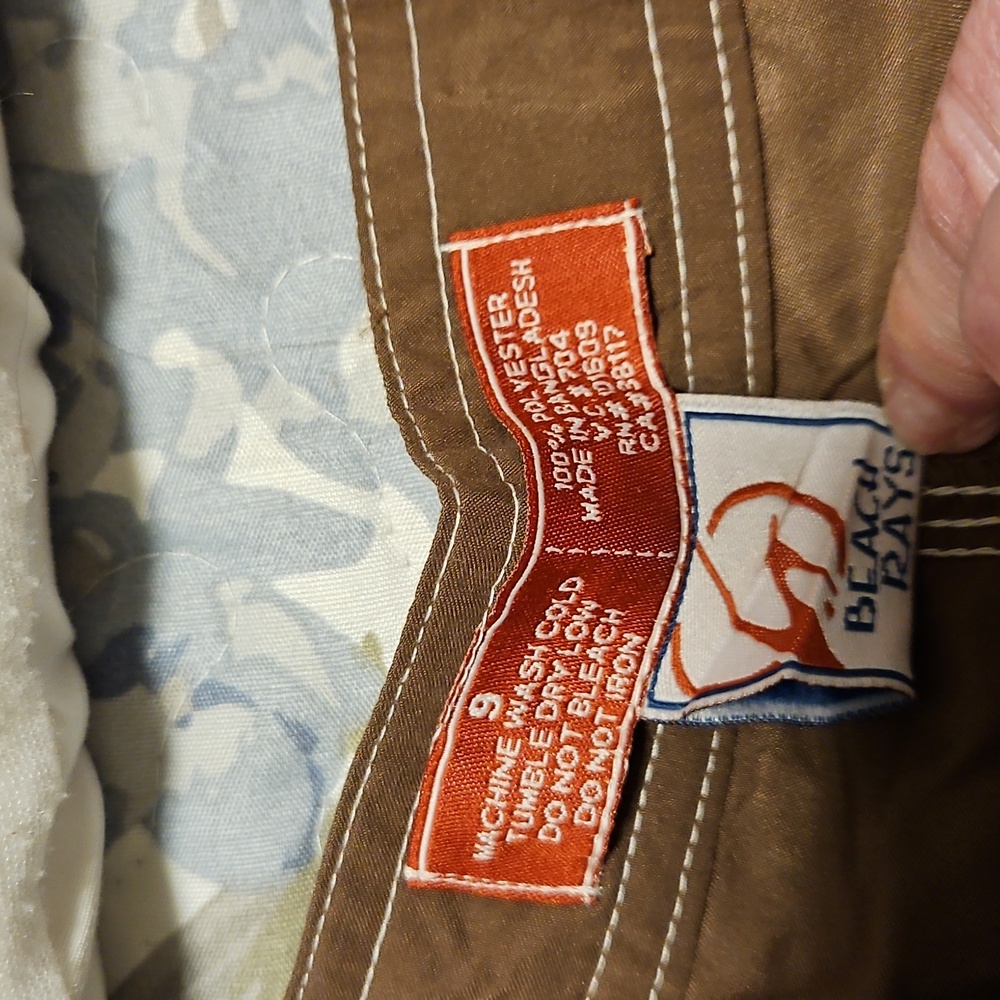 Beach Rats Brown Cargo Cover-up Shorts - Picture 2 of 5